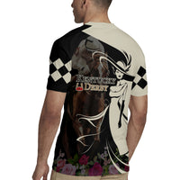 Kentucky Racing Horses Derby Hat Girl Rugby Jersey Black Color - Wonder Print Shop