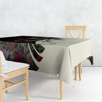 Kentucky Racing Horses Derby Hat Girl Tablecloth Black Color - Wonder Print Shop