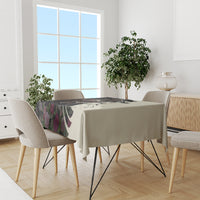 Kentucky Racing Horses Derby Hat Girl Tablecloth Black Color - Wonder Print Shop