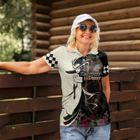 Kentucky Racing Horses Derby Hat Girl Women Polo Shirt Black Color - Wonder Print Shop
