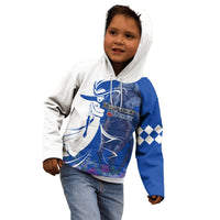 Kentucky Racing Horses Derby Hat Girl Kid Hoodie Blue Color - Wonder Print Shop