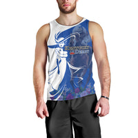 Kentucky Racing Horses Derby Hat Girl Men Tank Top Blue Color - Wonder Print Shop