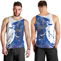 Kentucky Racing Horses Derby Hat Girl Men Tank Top Blue Color - Wonder Print Shop