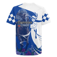 Kentucky Racing Horses Derby Hat Girl Rugby Jersey Blue Color - Wonder Print Shop