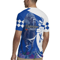 Kentucky Racing Horses Derby Hat Girl Rugby Jersey Blue Color - Wonder Print Shop