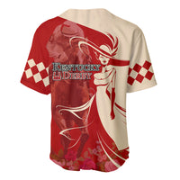 Kentucky Racing Horses Derby Hat Girl Baseball Jersey Red Color - Wonder Print Shop