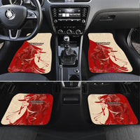 Kentucky Racing Horses Derby Hat Girl Car Mats Red Color - Wonder Print Shop