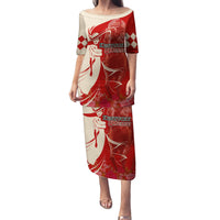 Kentucky Racing Horses Derby Hat Girl Family Matching Puletasi and Hawaiian Shirt Red Color - Wonder Print Shop