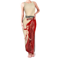 Kentucky Racing Horses Derby Hat Girl Family Matching Tank Maxi Dress and Hawaiian Shirt Red Color - Wonder Print Shop