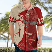 Kentucky Racing Horses Derby Hat Girl Hawaiian Shirt Red Color - Wonder Print Shop