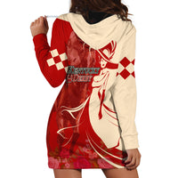 Kentucky Racing Horses Derby Hat Girl Hoodie Dress Red Color - Wonder Print Shop