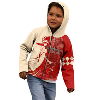 Kentucky Racing Horses Derby Hat Girl Kid Hoodie Red Color - Wonder Print Shop
