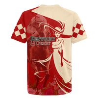 Kentucky Racing Horses Derby Hat Girl Rugby Jersey Red Color - Wonder Print Shop