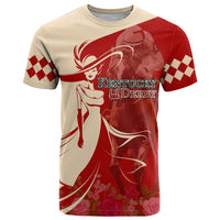 Kentucky Racing Horses Derby Hat Girl T Shirt Red Color - Wonder Print Shop