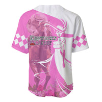 Kentucky Racing Horses Derby Hat Girl Baseball Jersey Pink Color - Wonder Print Shop