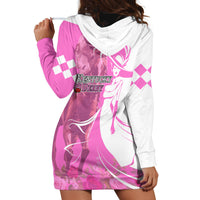 Kentucky Racing Horses Derby Hat Girl Hoodie Dress Pink Color - Wonder Print Shop