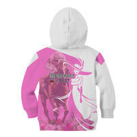 Kentucky Racing Horses Derby Hat Girl Kid Hoodie Pink Color - Wonder Print Shop