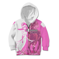 Kentucky Racing Horses Derby Hat Girl Kid Hoodie Pink Color - Wonder Print Shop