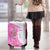 Kentucky Racing Horses Derby Hat Girl Luggage Cover Pink Color