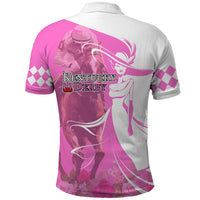 Kentucky Racing Horses Derby Hat Girl Polo Shirt Pink Color - Wonder Print Shop