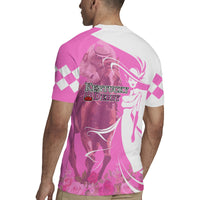 Kentucky Racing Horses Derby Hat Girl Rugby Jersey Pink Color - Wonder Print Shop