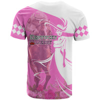 Kentucky Racing Horses Derby Hat Girl T Shirt Pink Color - Wonder Print Shop
