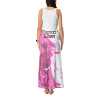 Kentucky Racing Horses Derby Hat Girl Tank Maxi Dress Pink Color - Wonder Print Shop