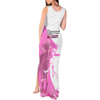 Kentucky Racing Horses Derby Hat Girl Tank Maxi Dress Pink Color - Wonder Print Shop
