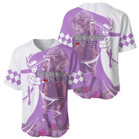 Kentucky Racing Horses Derby Hat Girl Baseball Jersey Purple Color - Wonder Print Shop