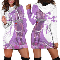 Kentucky Racing Horses Derby Hat Girl Hoodie Dress Purple Color - Wonder Print Shop