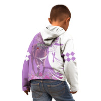 Kentucky Racing Horses Derby Hat Girl Kid Hoodie Purple Color - Wonder Print Shop