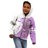 Kentucky Racing Horses Derby Hat Girl Kid Hoodie Purple Color - Wonder Print Shop