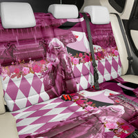Kentucky Racing Horses Derby Hat Lady Back Car Seat Cover Churchill Downs and Roses Pink Out - Wonder Print Shop