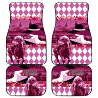 Kentucky Racing Horses Derby Hat Lady Car Mats Churchill Downs and Roses Pink Out - Wonder Print Shop