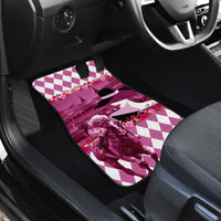 Kentucky Racing Horses Derby Hat Lady Car Mats Churchill Downs and Roses Pink Out - Wonder Print Shop