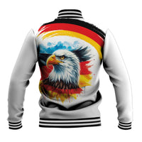 German Unity Day Baseball Jacket Germany Flag with Eagle Head and Emblem