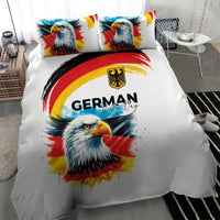 German Unity Day Bedding Set Germany Flag with Eagle Head and Emblem