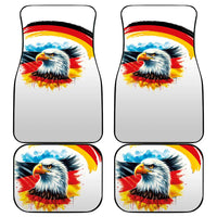 German Unity Day Car Mats Germany Flag with Eagle Head and Emblem