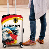 German Unity Day Luggage Cover Germany Flag with Eagle Head and Emblem