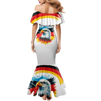 German Unity Day Mermaid Dress Germany Flag with Eagle Head and Emblem