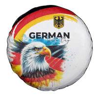 German Unity Day Spare Tire Cover Germany Flag with Eagle Head and Emblem