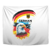 German Unity Day Tapestry Germany Flag with Eagle Head and Emblem