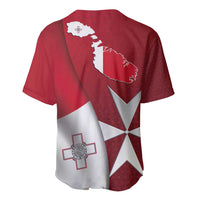 Malta Independence Day Baseball Jersey National Flag with Maltese Cross and Emblem