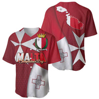 Malta Independence Day Baseball Jersey National Flag with Maltese Cross and Emblem