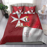Malta Independence Day Bedding Set National Flag with Maltese Cross and Emblem