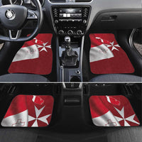Malta Independence Day Car Mats National Flag with Maltese Cross and Emblem