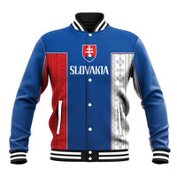 Custom Slovakia Football 2024 Go Champion Baseball Jacket - Wonder Print Shop