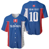 Custom Slovakia Football 2024 Go Champion Baseball Jersey - Wonder Print Shop