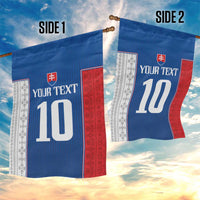 Custom Slovakia Football 2024 Go Champion Garden Flag - Wonder Print Shop