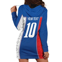 Custom Slovakia Football 2024 Go Champion Hoodie Dress - Wonder Print Shop